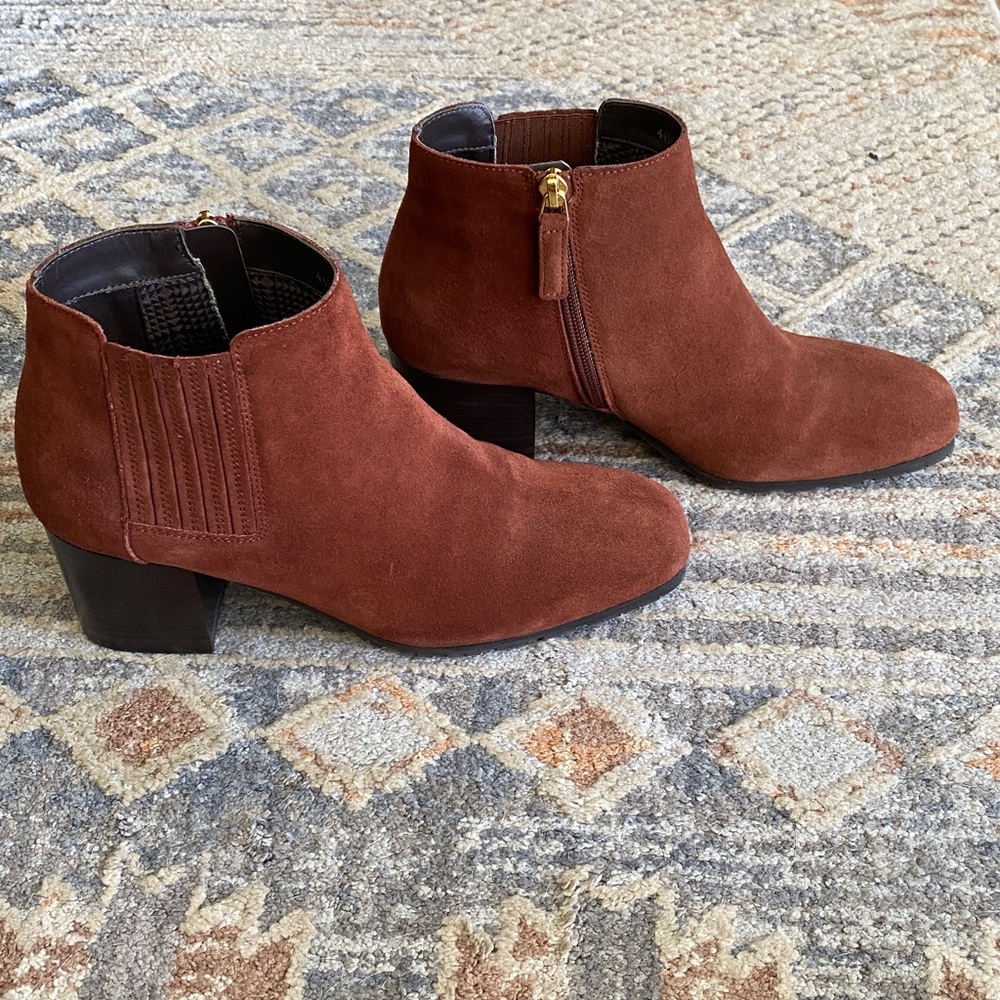 Aquatalia Brown Ankle Boots
